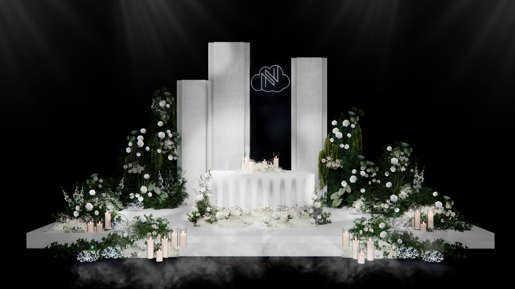 luxury wedding decoration in Houston