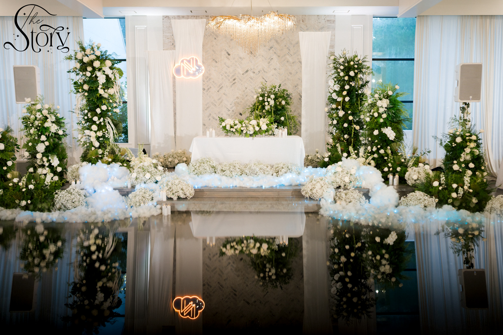 luxury wedding decoration in houston